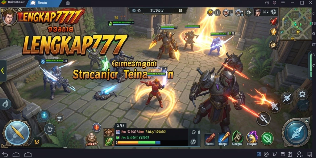 Tampilan gameplay LENGKAP777 yang mendebarkan dan penuh strategi.